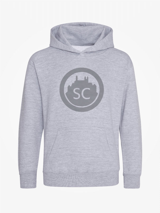 Hoodie All Grey Kids Unisex