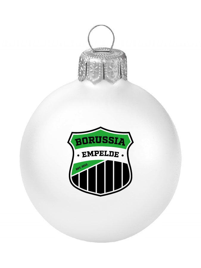 Weihnachtskugel Logo 8cm