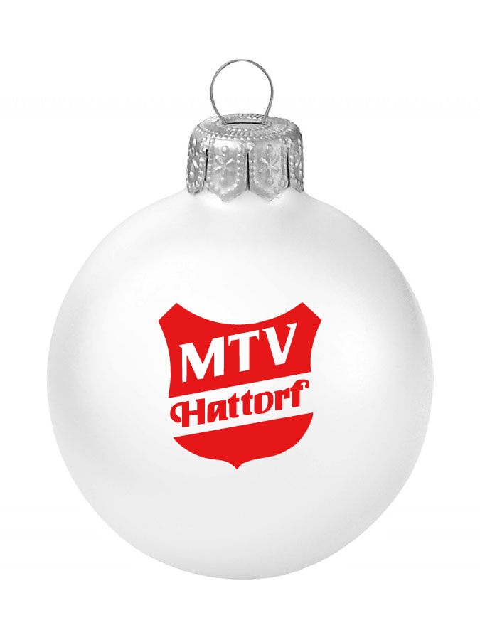 Weihnachtskugel Logo 8cm