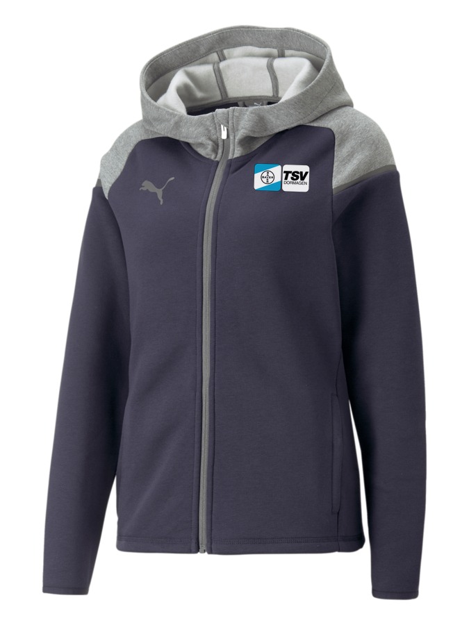 PUMA teamCUP Casuals Kapuzenjacke Damen