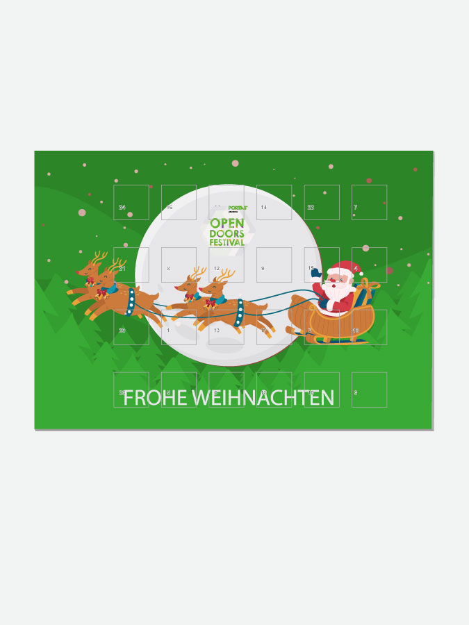 Adventskalender Schokolade