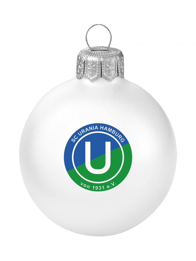 Weihnachtskugel Logo 8cm