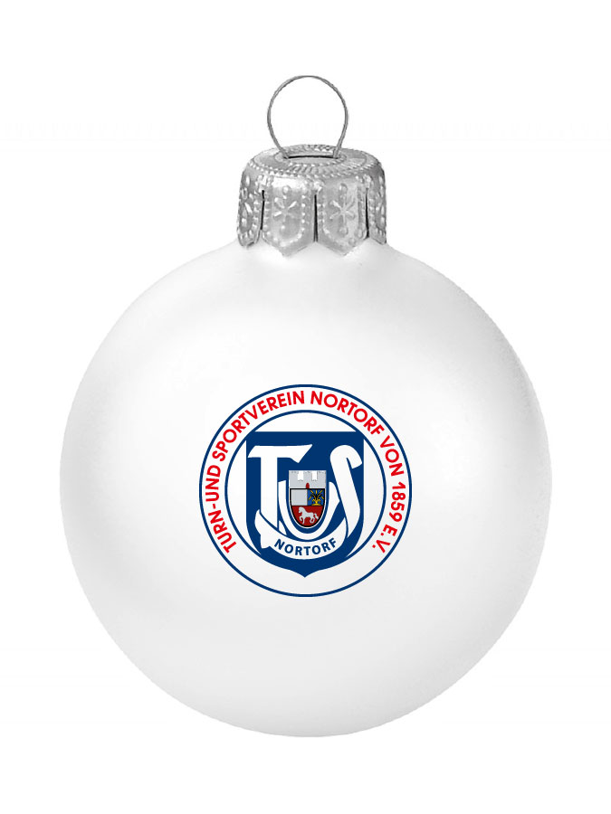 Weihnachtskugel Logo 8cm