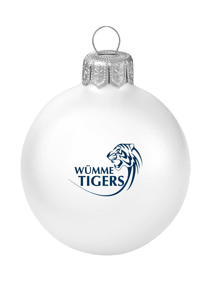 Weihnachtskugel Logo 8cm