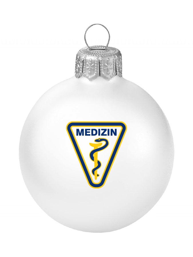 Weihnachtskugel Logo 8cm