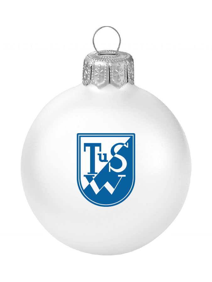 Weihnachtskugel Logo 8cm