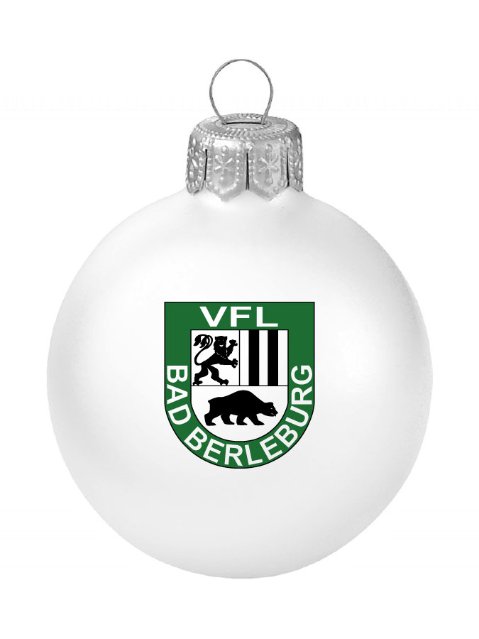 Weihnachtskugel Logo 8cm