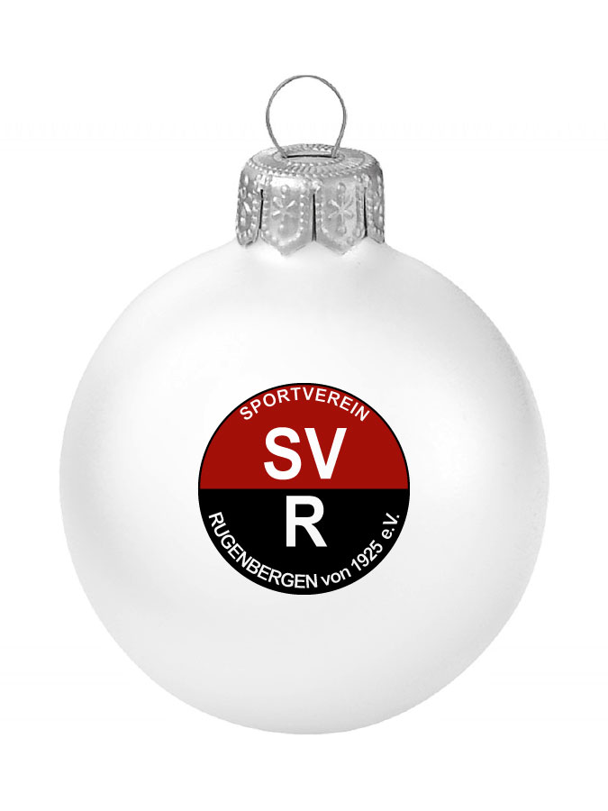 Weihnachtskugel Logo 8cm