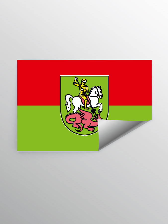 Aufkleber DIN A7 Logo
