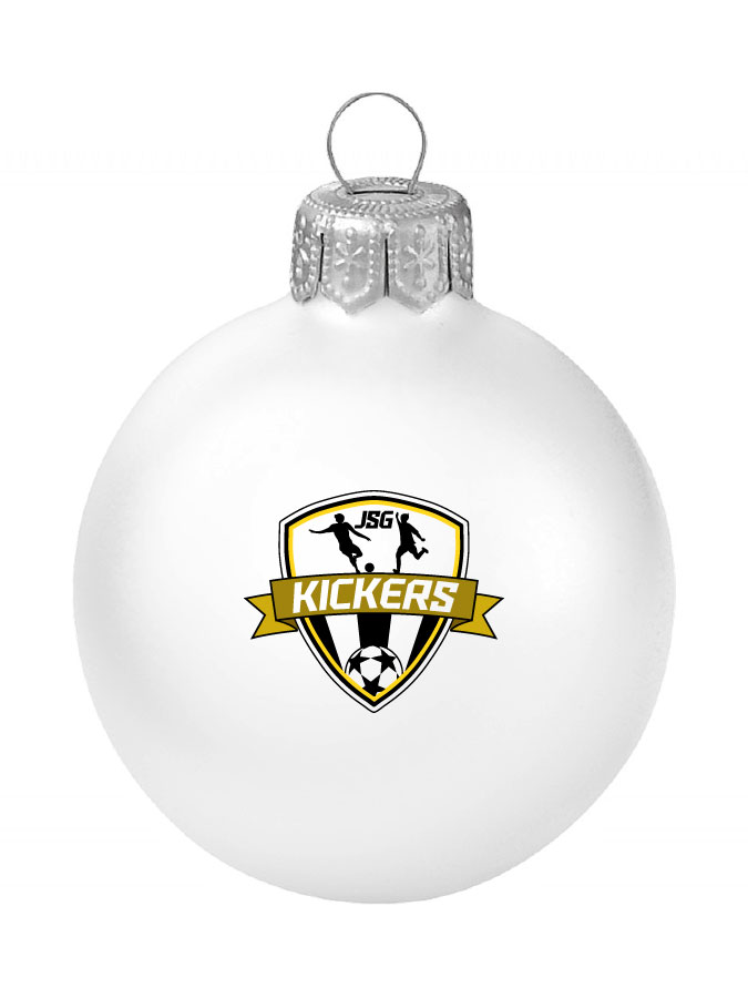 Weihnachtskugel Logo 8cm