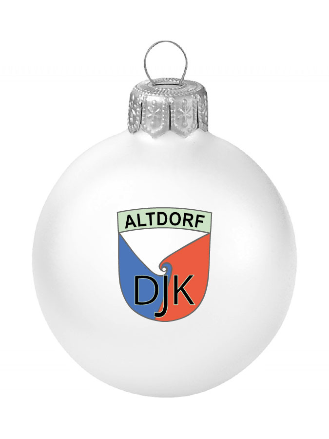 Weihnachtskugel Logo 8cm