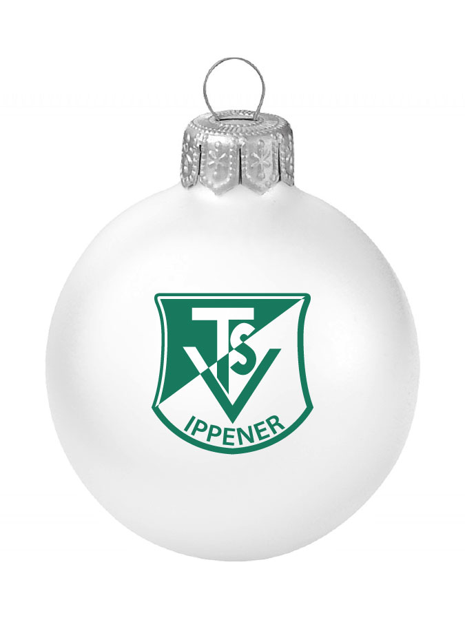 Weihnachtskugel Logo 8cm