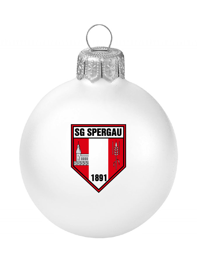 Weihnachtskugel Logo 8cm