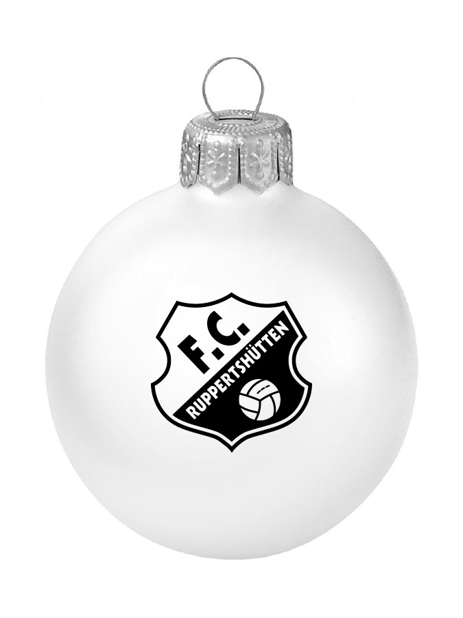 Weihnachtskugel Logo 8cm