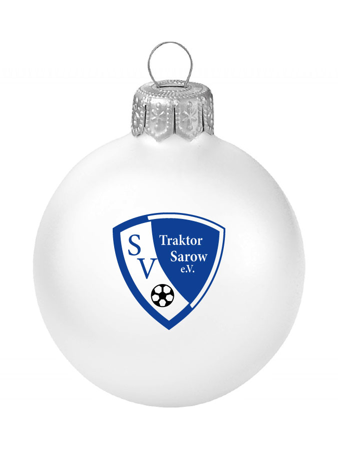 Weihnachtskugel Logo 8cm