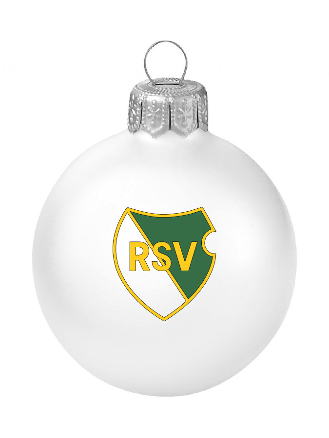 Weihnachtskugel Logo 8cm