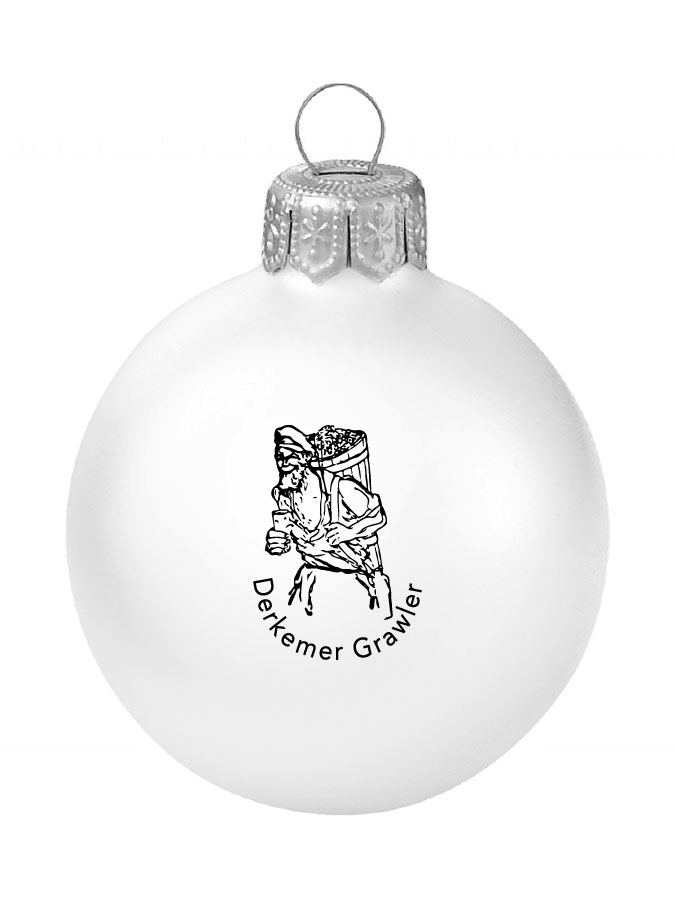 Weihnachtskugel Logo 8cm