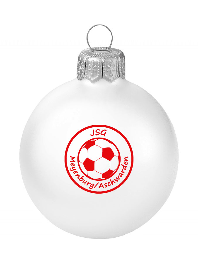 Weihnachtskugel Logo 8cm