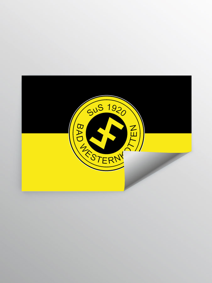 Aufkleber DIN A7 Logo