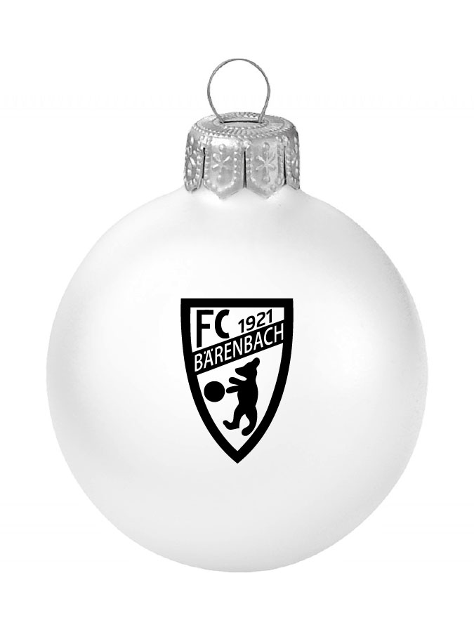 Weihnachtskugel Logo 8cm