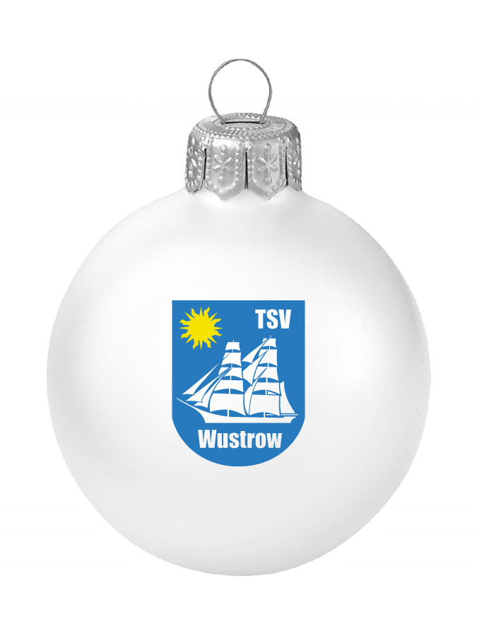 Weihnachtskugel Logo 8cm