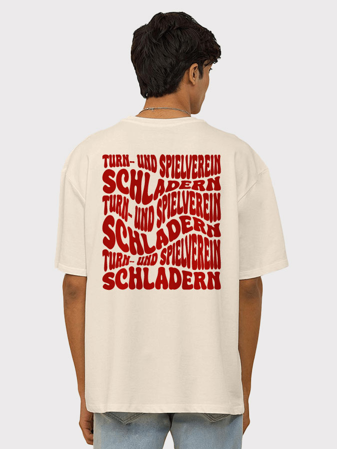 T-Shirt Oversized Wavy Herren