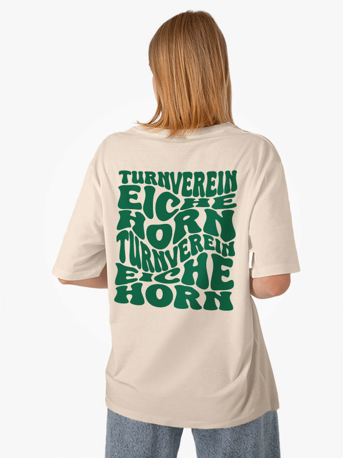 Oversized Shirt Wavy Damen