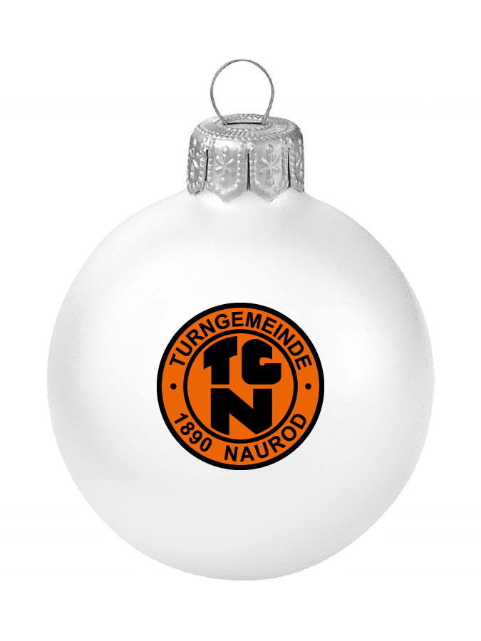 Weihnachtskugel Logo 8cm