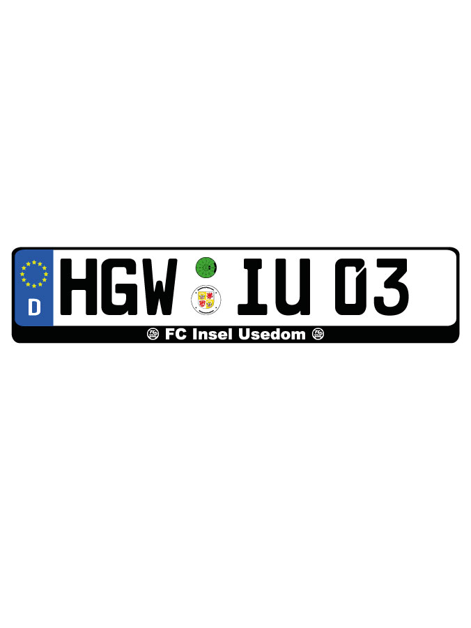 Kennzeichenhalter Kalden (2er Set)