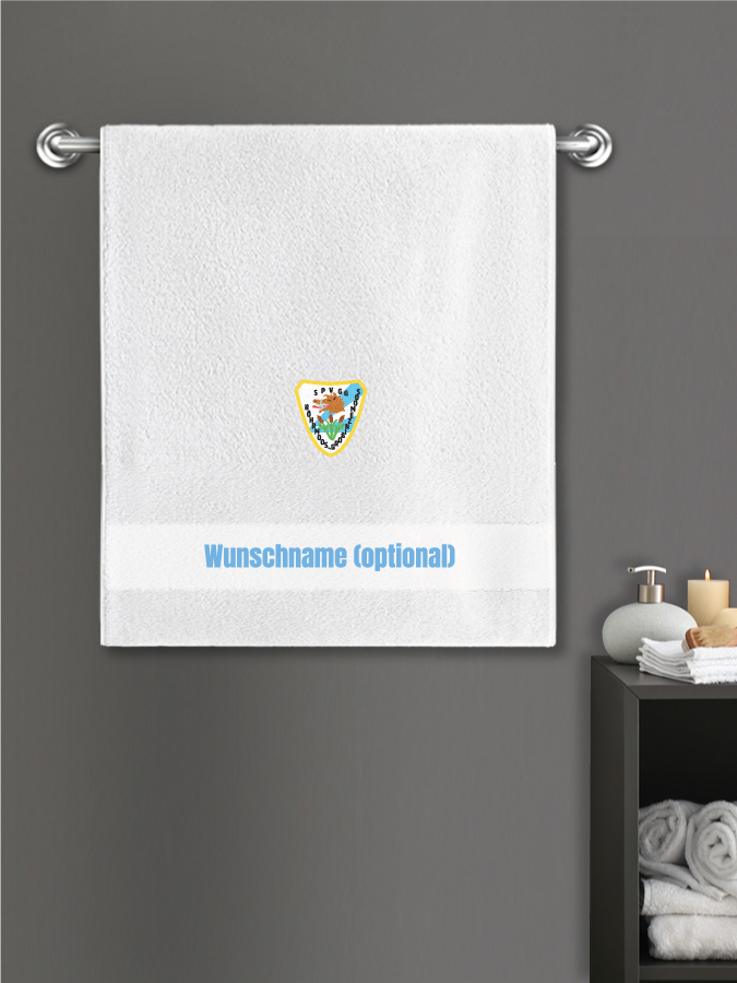 Badehandtuch Team Sticklogo