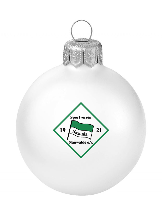 Weihnachtskugel Logo 8cm