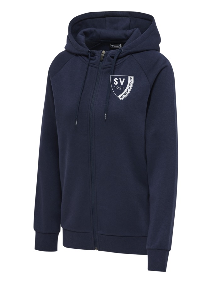 Hummel Red Classic Zip Hoodie Damen