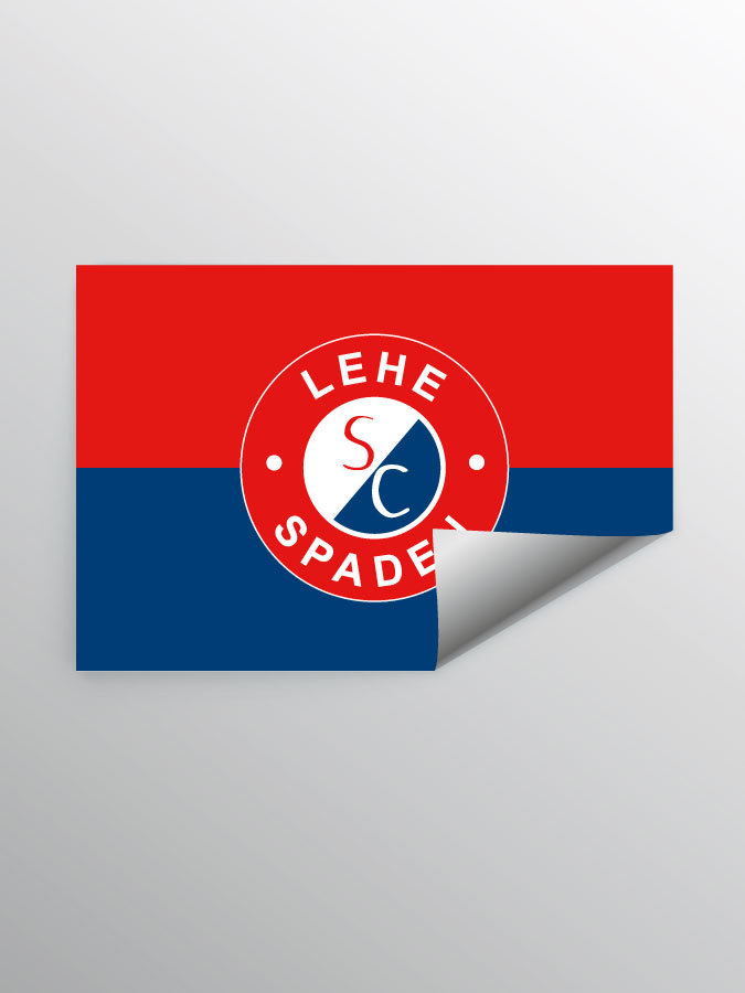 Aufkleber DIN A7 Logo