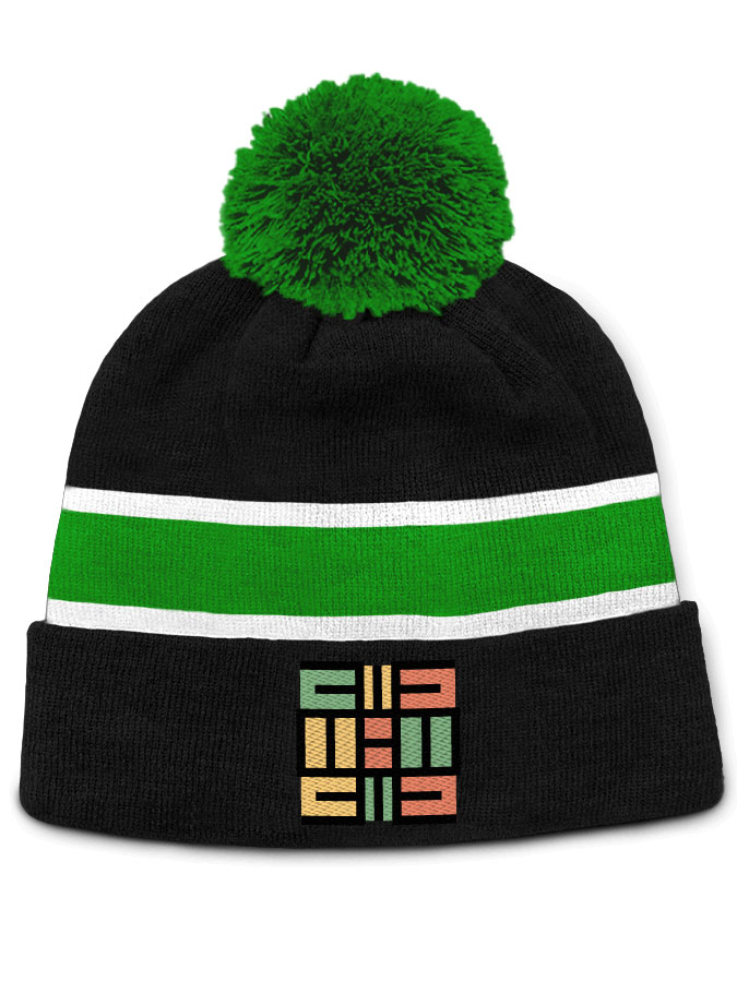 Bommelmütze Sticklogo