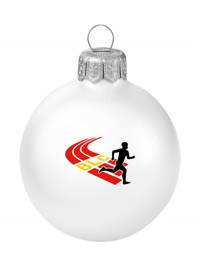 Weihnachtskugel Logo 8cm