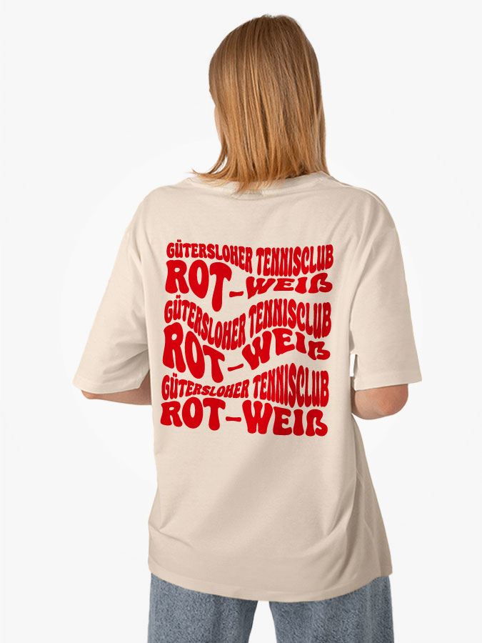 Oversized Shirt Wavy Damen