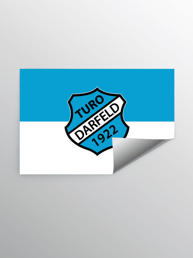 Aufkleber DIN A7 Logo