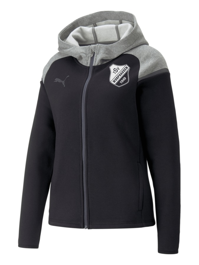 PUMA teamCUP Casuals Kapuzenjacke Damen