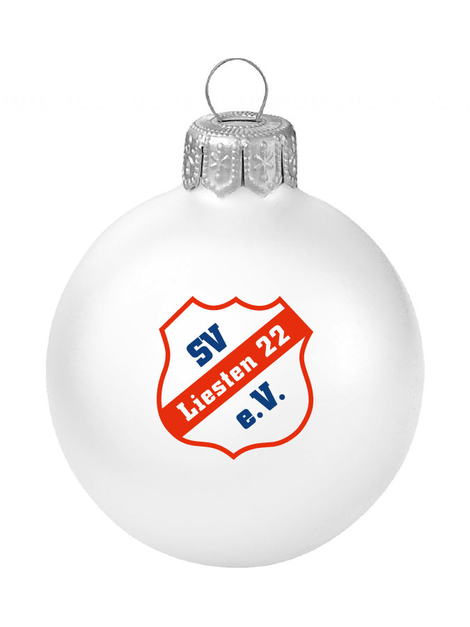 Weihnachtskugel Logo 8cm