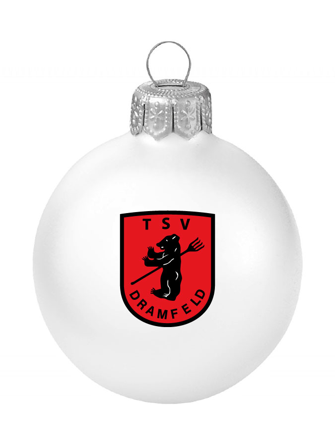 Weihnachtskugel Logo 8cm