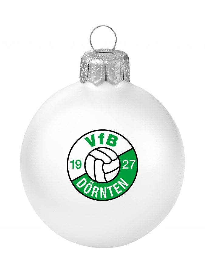 Weihnachtskugel Logo 8cm