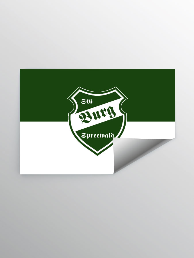 Aufkleber DIN A7 Logo