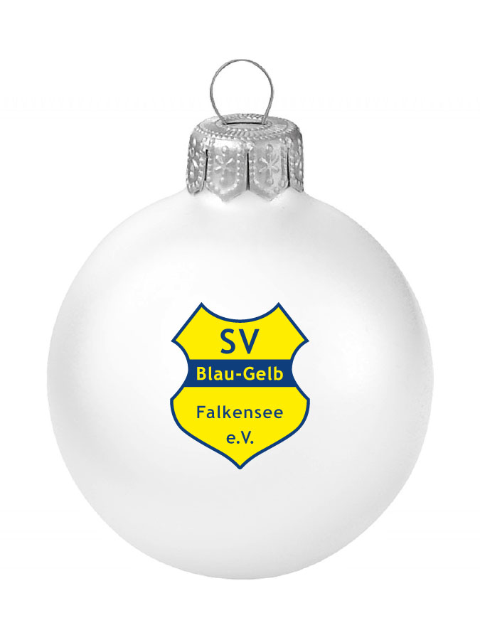 Weihnachtskugel Logo 8cm