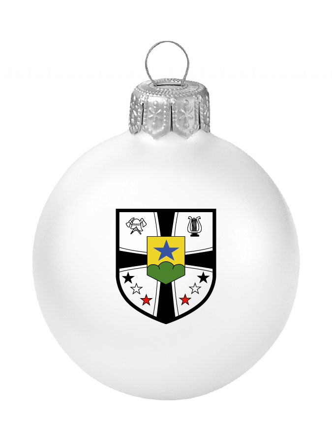 Weihnachtskugel Logo 8cm