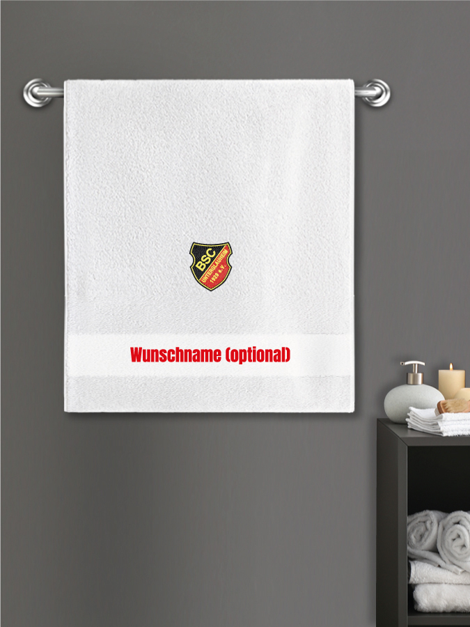 Badehandtuch Team Sticklogo