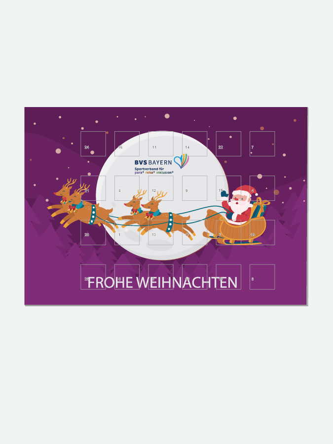 Adventskalender Schokolade