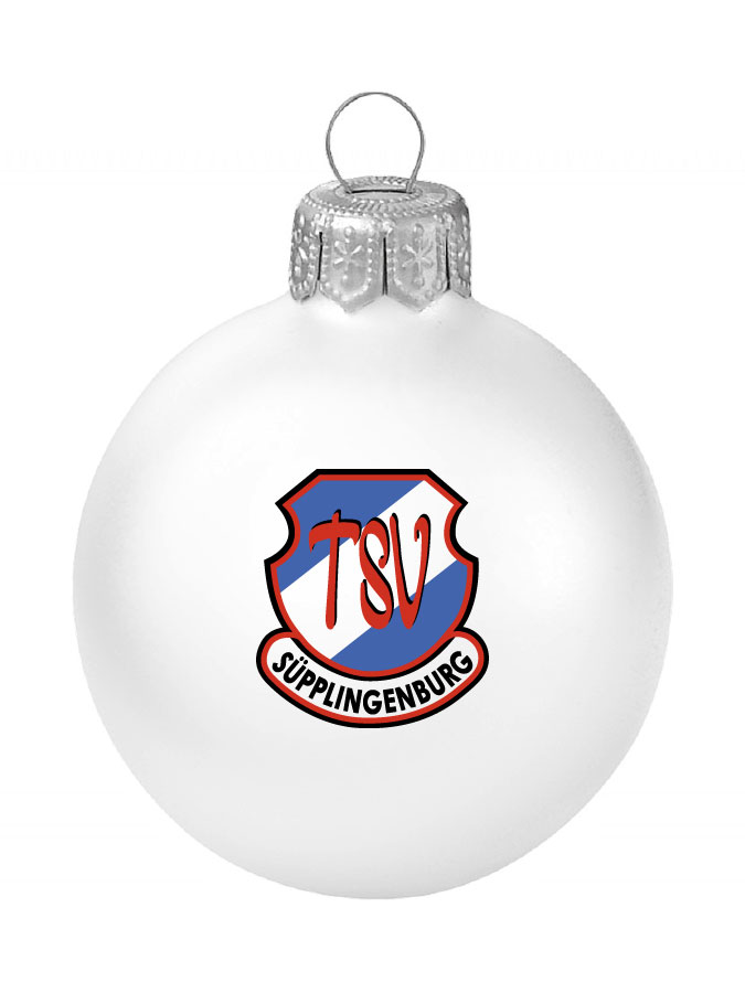 Weihnachtskugel Logo 8cm