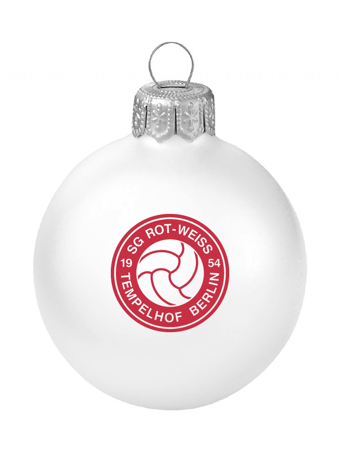 Weihnachtskugel Logo 8cm