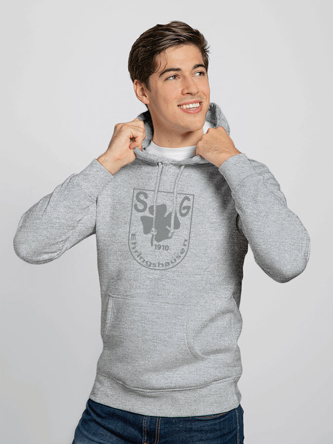Hoodie All Grey Herren