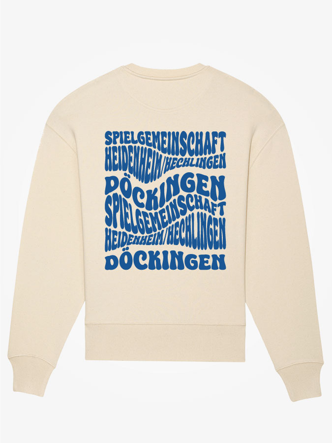 Sweatshirt Oversized Wavy Herren